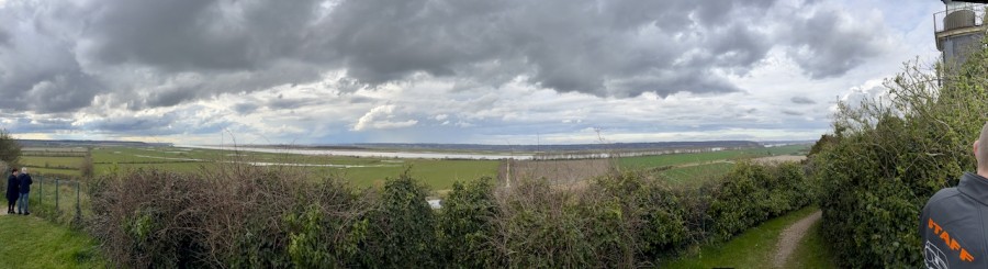 Vue panoramique au pied du phare de la Roque